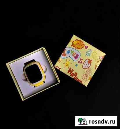 Smart часы детские с gps и сим картой / жёлтые Рубцовск