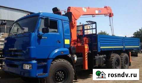 Кран-борт, Автовышка 21м. камаз 43118 Вездеход Кунгур - изображение 1