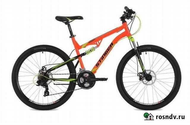 Велосипед двухподвес Stinger Discovery 26 / 20 Тула - изображение 1