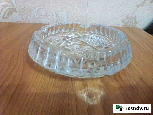 Хрустальная пепельница Таганрог - изображение 1