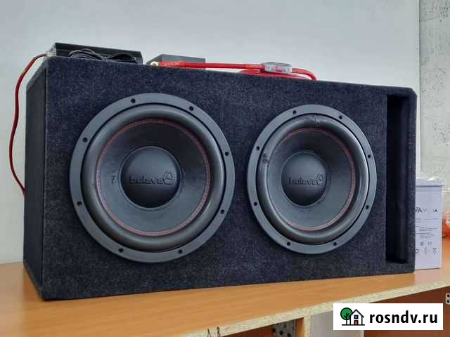 Сабвуфер 2 12 + Моноблок + Провода + AGM Красноярск - изображение 1