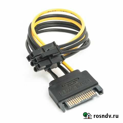 Переходник для видеокарты SATA ) 6-pin Иркутск - изображение 1