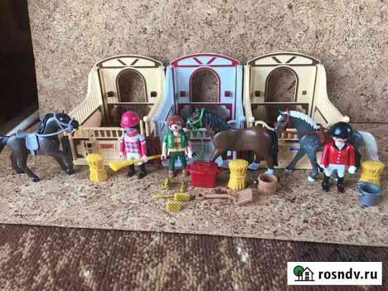 Playmobil конюшни и лошади 5108, 5112 Рязань