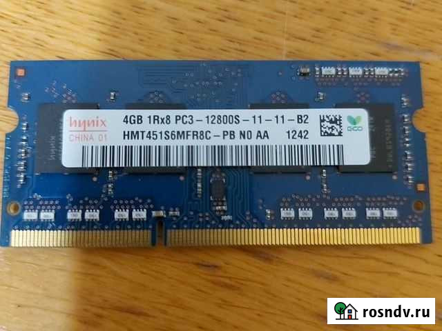 Карта памяти для ноутбука hynix ddr 3 4gb и 2 gb 1 Томилино - изображение 1
