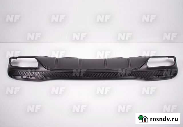 Диффузор 63 AMG черный Mercedes GLS X166 Видное - изображение 1