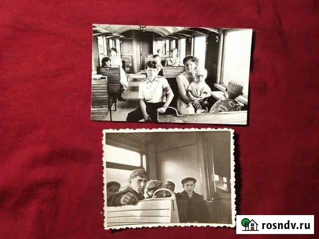 Фото «вагоны электрички» Советский Союз 50-е/2шт Москва - изображение 1