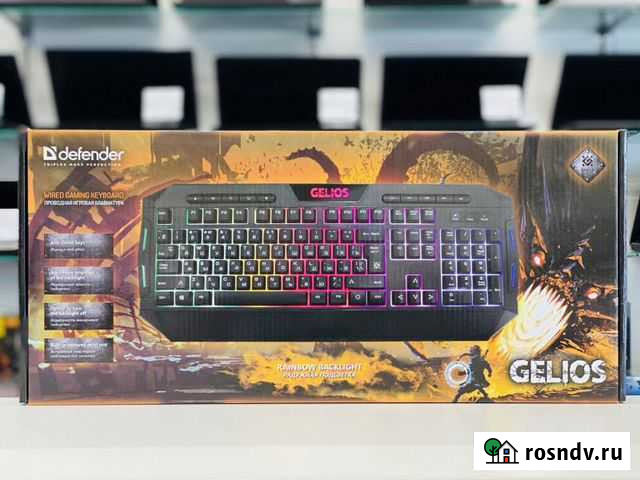 Новая Игровая клавиатура defender Gelios GK-174DL Иваново - изображение 1
