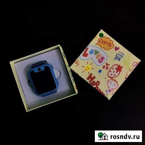 Smart часы детские с gps и симкой / синие Рубцовск - изображение 1