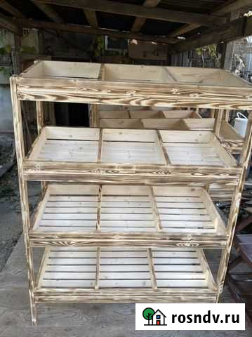 Деревянные витрины стеллажи Анапа - изображение 1