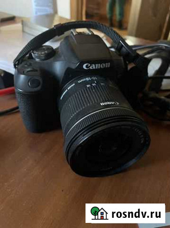 Камера canon 2000D. Отдельно обьектив canon 10-18 Симферополь - изображение 1