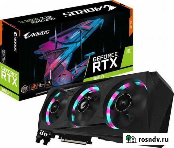 Gigabyte RTX3060Ti Aorus Elite Смоленск - изображение 1