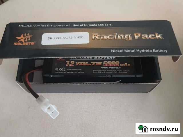 Аккумулятор для радиоуправляемых моделей 7.2v 5000 Выборг - изображение 1
