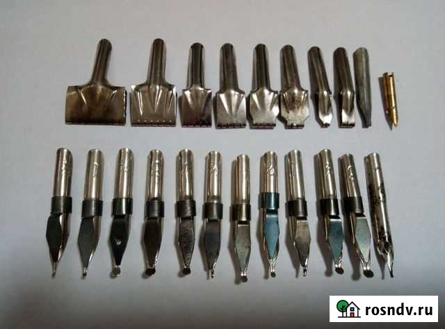 Перья плакатные и чертежные СССР. Тушь синяя Курск - изображение 1