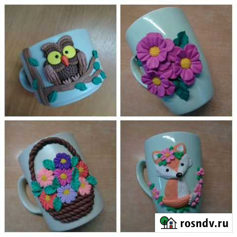 Кружки (декор полимерная глина) Ачинск - изображение 1
