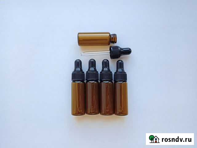 Новые флаконы 5 мл с пипеткой стекло Фрязино - изображение 1