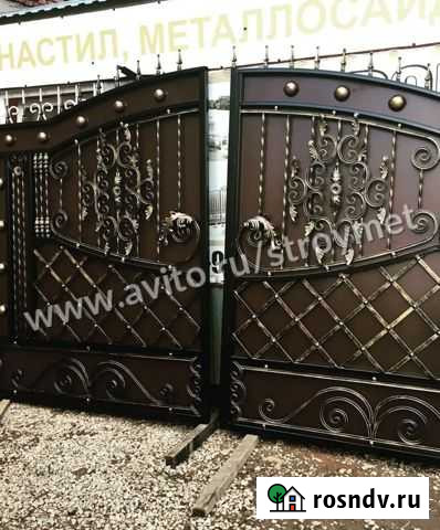 Кованые ворота Буздяк - изображение 1