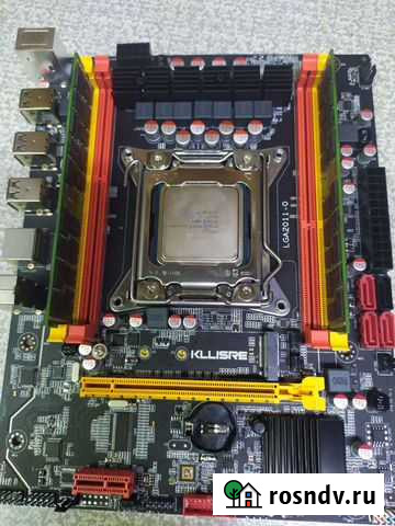 Комплект Kllisre X79, e 5 2630v2, 8 gb Челябинск - изображение 1