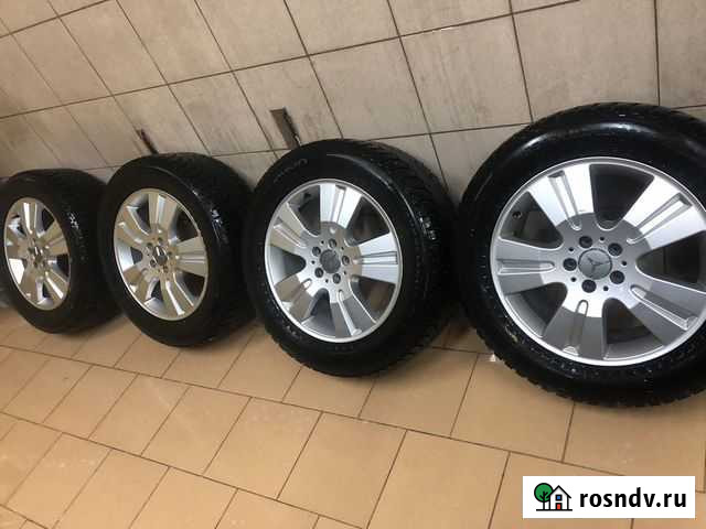 Диски с резиной мерседес r18 Армавир - изображение 1