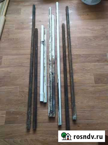 Трубы металлические бу, 25 мм (цена за все) Большое Нагаткино - изображение 1