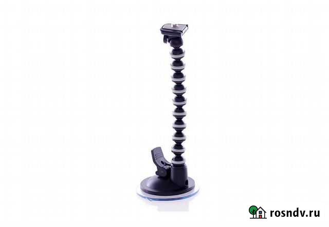 Гибкий штатив на присоске с резьбой 1/4 Ярославль - изображение 1