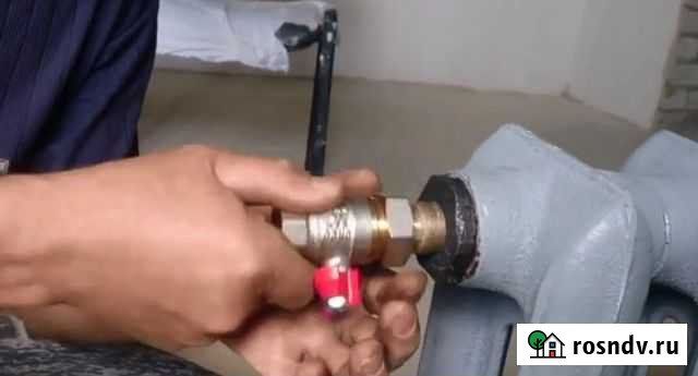 Установка шарового крана Воронеж - изображение 1