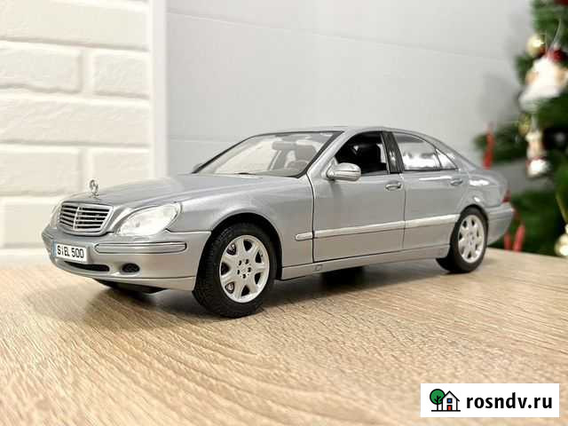 Mercedes-Benz S500 W220 Maisto 1:18 Редкий Уфа - изображение 1