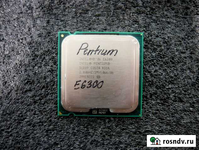 Socket 775 Intel Pentium E6300 (2 Ядра / 2.8GHz) Ростов-на-Дону - изображение 1