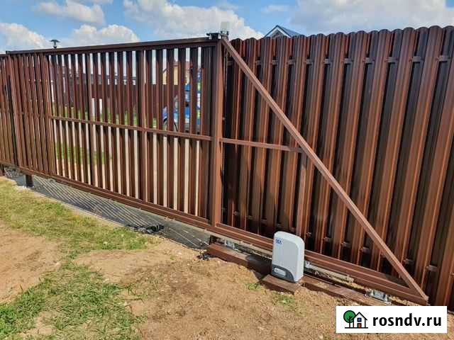 Откатные ворота Малино - изображение 1