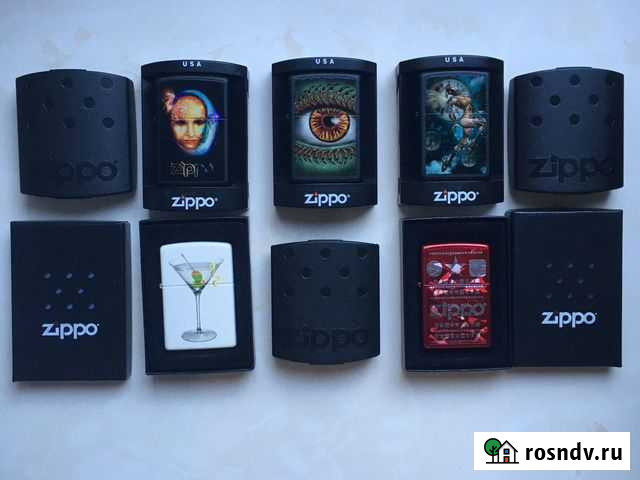 Коллекция из пяти зажигалок zippo Воскресенск - изображение 1