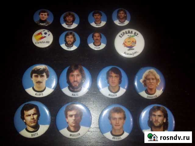 Значки Евро 82 сборная Германии Севастополь - изображение 1