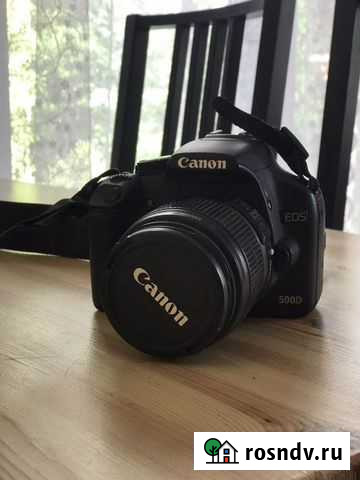 Зеркальный фотоаппарат Canon 500D Петрозаводск - изображение 1