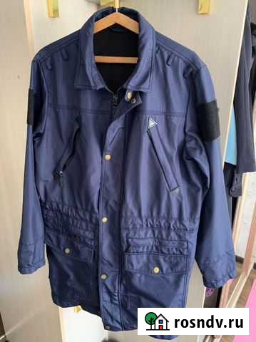 Плащ демисезонный военный синего цвета Петропавловск-Камчатский - изображение 1
