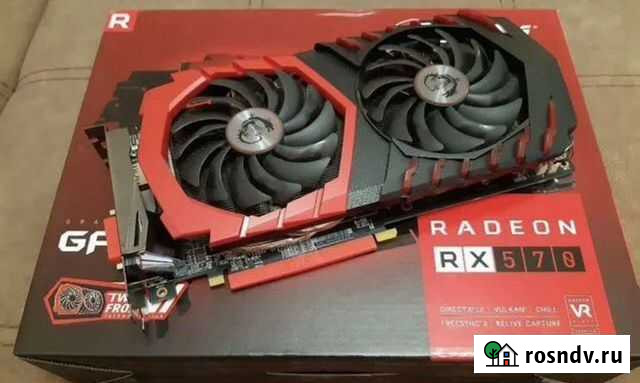 MSI RX 570 4gb Gaming X Курганинск - изображение 1