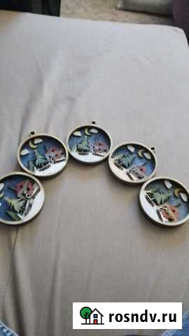 Елочная игрушка Многослойный шарик Этюд Петрозаводск - изображение 1