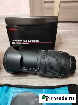 Объектив для Nikon Sigma 18-250+фильтра Елизово - изображение 1