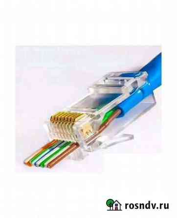 Обжим RJ45 витая пара метражом Благовещенск