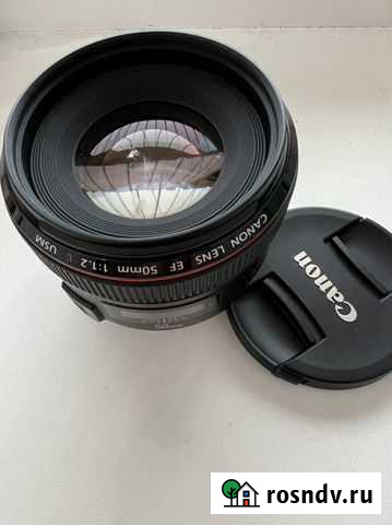 Объектив canon 50mm 1 2 Кемерово - изображение 1
