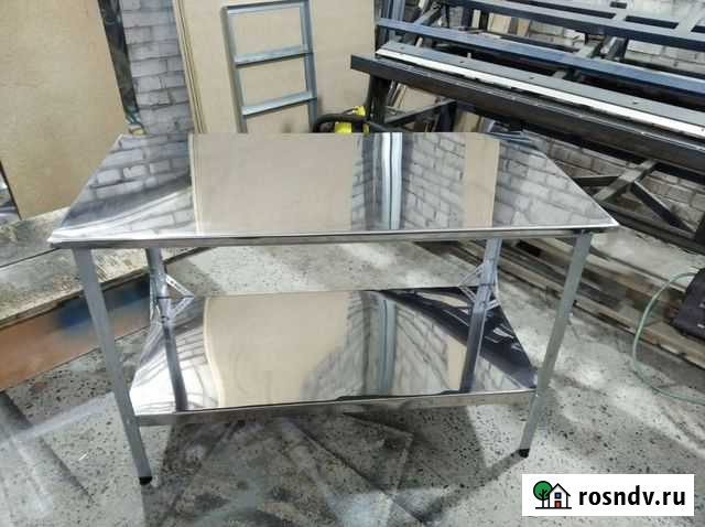 Стол из нержавейки 12/6 сп Новосибирск - изображение 1