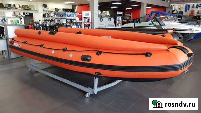 Лодка Solar-420 Strela Jet Tunnel оранж+фальшбор Минусинск - изображение 1