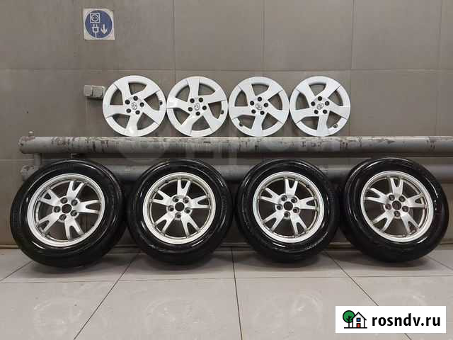 Колеса 5*100 195/65R15 (с Prius 30) Благовещенск - изображение 1
