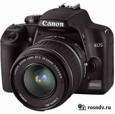 Зеркальный фотоаппарат canon eos 1000D Барнаул