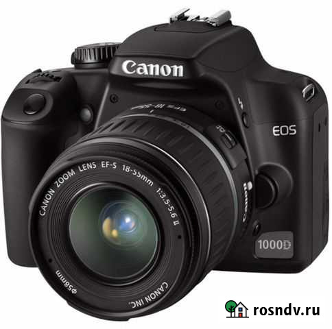 Зеркальный фотоаппарат canon eos 1000D Барнаул - изображение 1