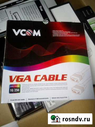 VGA cable vcom HD15m/m 20m Новоалтайск - изображение 1