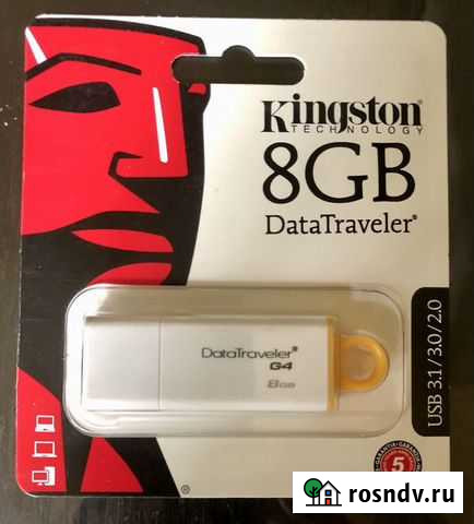 USB флешка Kingston 8gb 3.1/3.0/2.0 Москва - изображение 1