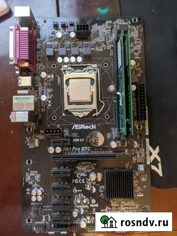 Материнские платы на 6-8 карт лот Рязань - изображение 1