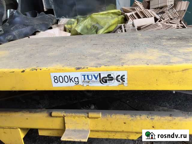 Тележка с гидравлическим подъемником 800 кг Урюпинск - изображение 1
