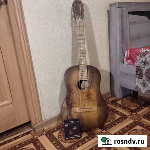Гитара 7 струн СССР идеал Ретро звучит новые струн Астрахань - изображение 1