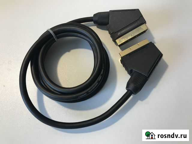 Кабель Luxmann Scart-Scart 2 метра Новосибирск - изображение 1