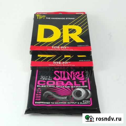 Струны для электрогитары Ernie Ball Cobalt DR USA Омск - изображение 1