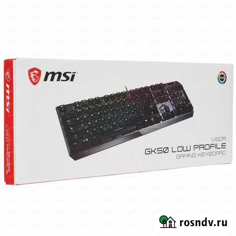 Игровая клавиатура MSI GK 50 LOW profile Махачкала - изображение 1